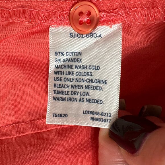 St. John’s Bay Women´s Button Down Shirt, Size XL - Picture 6 of 11